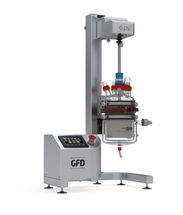 GFD®Lab PLUS - mit automatisiertem Betrieb und 050 Behältnis aus Borosilikatglas 3.3