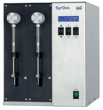 SyrDos™ 2 XLP syringe pump with a 3-directional PTFE valve