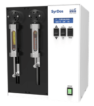 SyrDos™ CKP syringe pump with a 3-directional ceramic valve