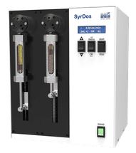 SyrDos™ CKP syringe pump with a 3-directional ceramic valve