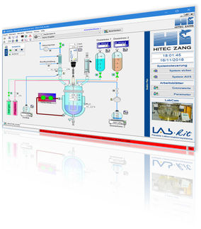 Process visualisation for laboratories, pilot plants and mini-plants
