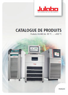 Brochures JULABO pour la thermostatisation professionnelle