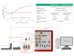 Fibro PrismA data on residence time, dynamic binding capacity and other parameters