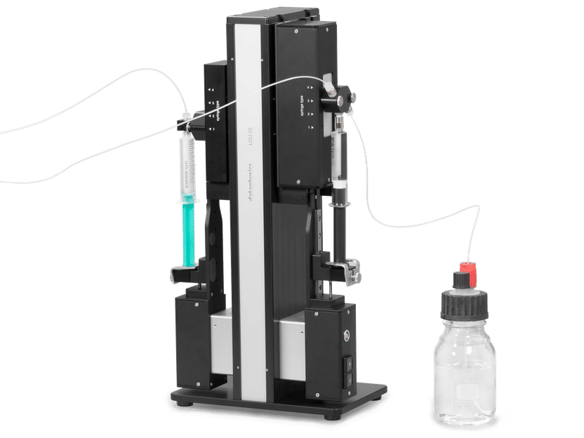 Le module de dosage LDU avec quatre seringues permet de ...