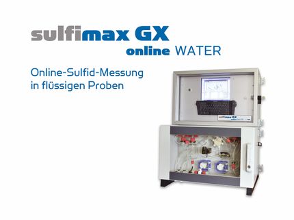 Der Sulfimax GX online WATER misst kontinuierlich den H2S-Gehalt direkt in der Flüssigphase und ermöglicht so eine H2S-abhängige Abwasserbehandlung