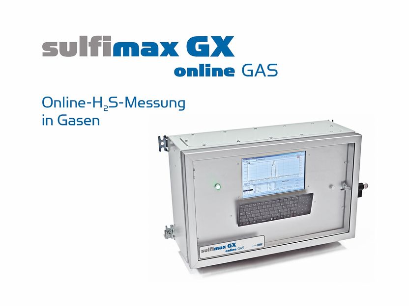 Der Sulfimax GX online GAS erfasst kontinuierlich und automatisch die aktuelle H2S-Gas-Konzentration