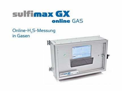 Der Sulfimax GX online GAS erfasst kontinuierlich und automatisch die aktuelle H2S-Gas-Konzentration