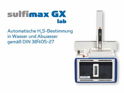 Der Sulfimax GX Lab misst H2S in Gasen und Flüssigkeiten ohne Probenvorbehandlung und ist mit einem Autosampler für Flüssigkeiten automatisierbar