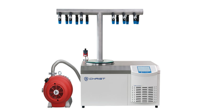 Higher safety for the freeze drying of organic, solvent- containing samples - with new vacuum pump!