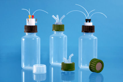 Hochreine Flaschen aus PFA Fluorpolymer mit GL45-Gewinde