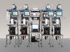 Bioreactor plant BTP-control - Bioreactor plants with gas  analysis technology and pump moduls (feed, discharge, pH-control)