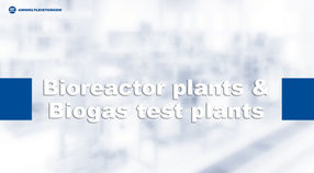 Bioreactor plant BTP - reactor volumes from 2  - 1000 liter