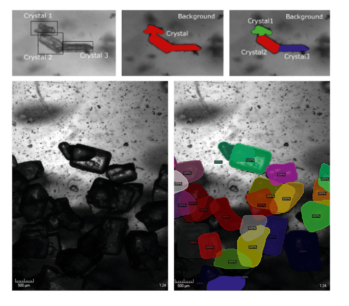 Crystalline PV/RR instrument - AI-based image analysis