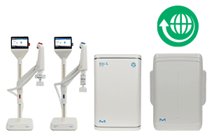 Integrated Water Purification System Delivering Type 1 and Type 2 Water Direct from Tap Water