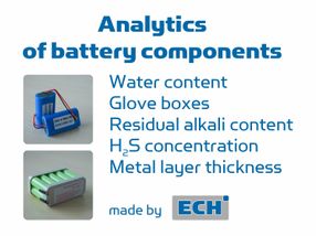 Analysis systems for battery components and their raw materials