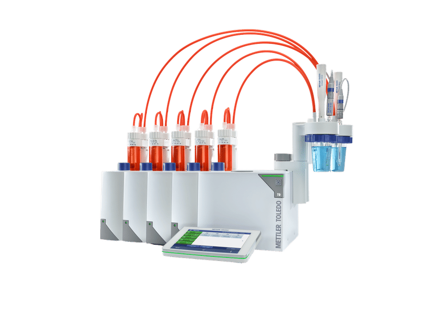 Extensible de 1 à 8 burettes au total plus 2 cartes de ...