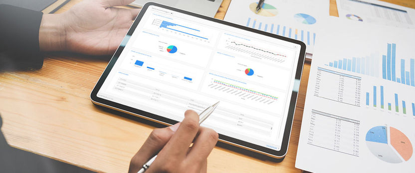 diaLIMS Dashboard auf dem Tablet