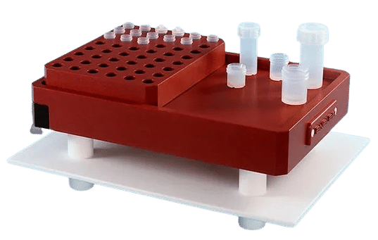 Langlebige, metallfreie und säureresistente Graphit-Laborheizplatten für die Spuren- und Ultraspurenanalytik