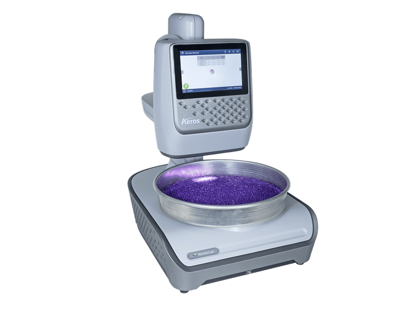 Color values of pellets, granulates and building materia ...