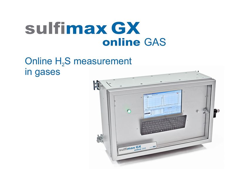 The Sulfimax GX online GAS records continuously the curr ...