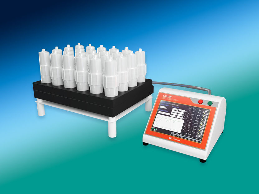 Touchscreen-Regler: Temperaturverläufe mit Rampen und Plateaus generieren oder vorinstallierte Programme aufrufen