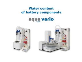 The AQUA 40.00 Vario determines the water content of all ...