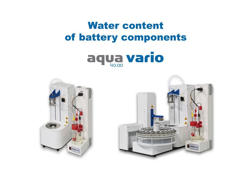 The AQUA 40.00 Vario determines the water content of all ...