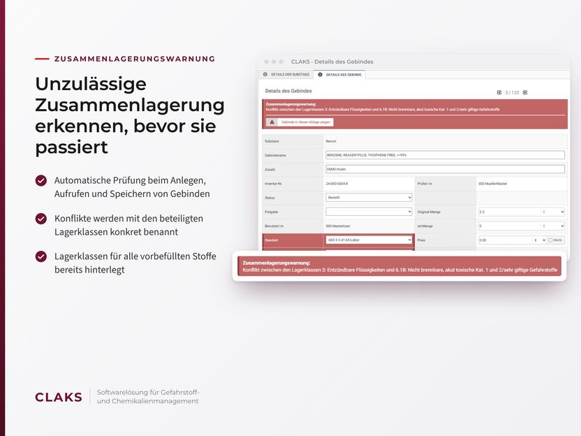 Etiketten & Gebindeerfassung: GHS-/CLP-konforme Etikette ...