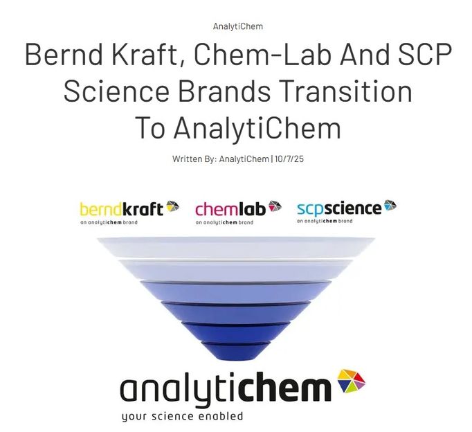 Bernd Kraft, Chem-Lab y SCP Science unidos bajo AnalytiC ...