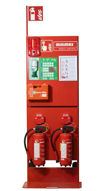 Vorderseite mit Ausstattung (Feuerlöscher nicht im Liefe ...