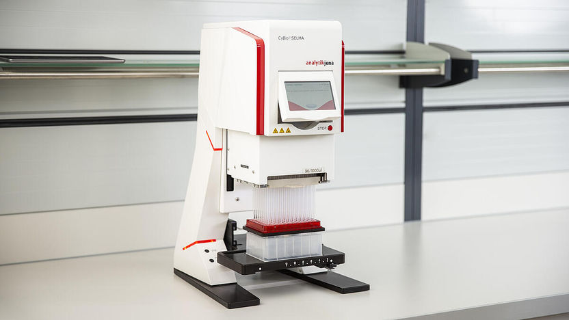Série CyBio SELMA en laboratoire