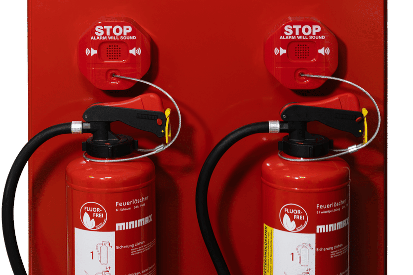 2 Diebstahlsicherungen: verschraubt, mit Warnalarm bei ...