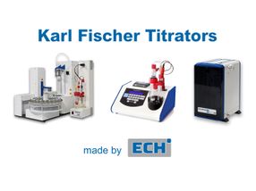 The ECH Karl Fischer Titrators determine the water conte ...