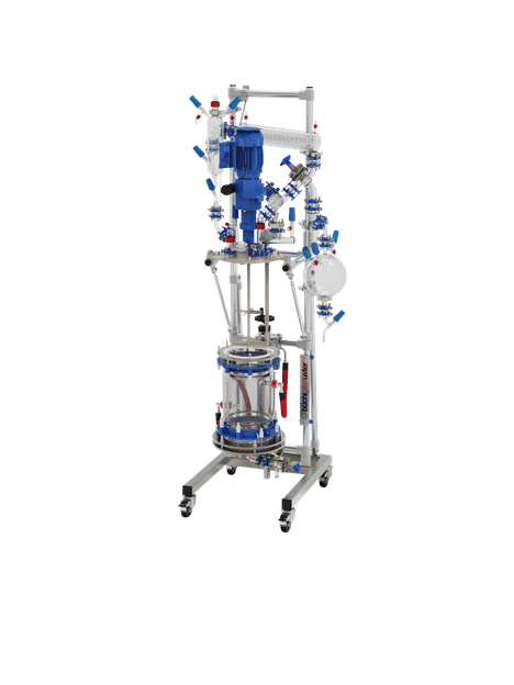 Büchi filter reactor 10 lieter - manual lowering device