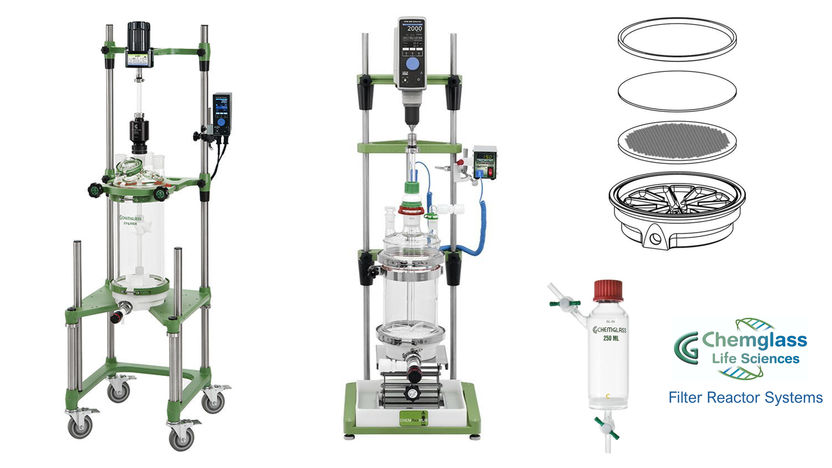 Filterreaktorsysteme und Prozessreaktoren aus Glas f&uuml;r die Synthese und Produkttrennung
