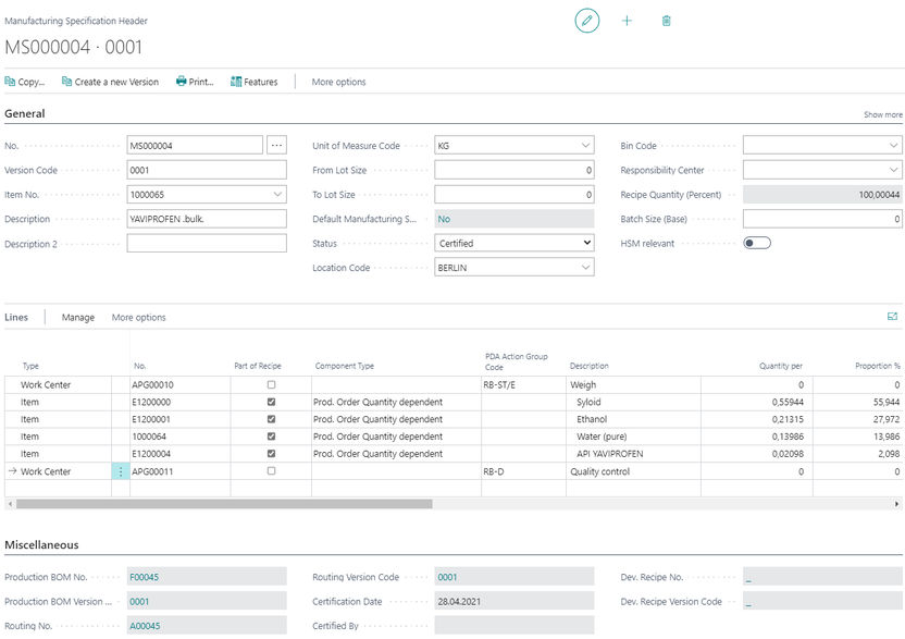 recipe management