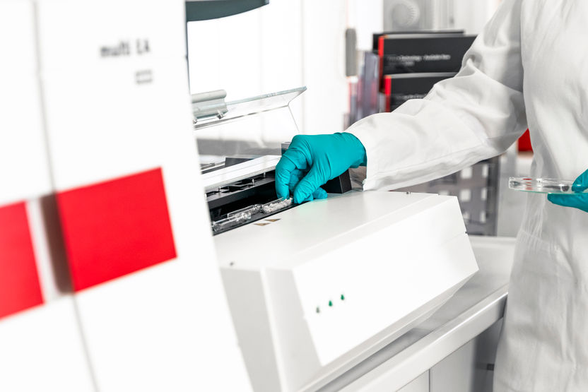 Trabajo de laboratorio con el multi EA 4000