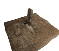 Cartografía de indentación en 36 pieles de cerdo para un ...