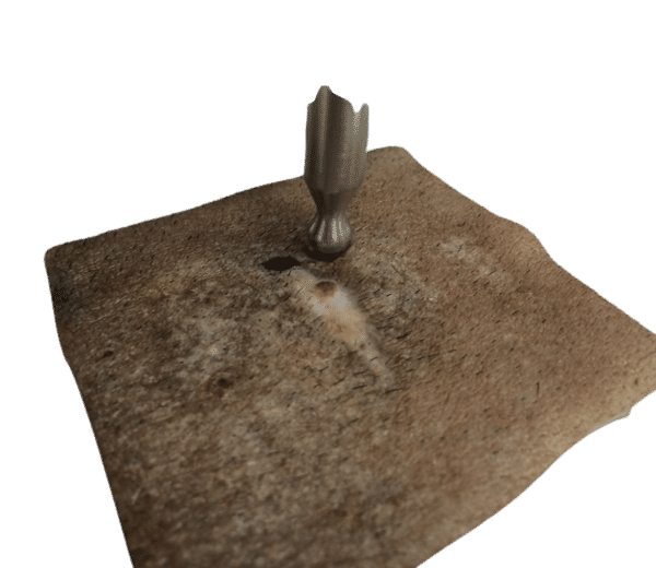 Cartografía de indentación en 36 pieles de cerdo para un ...