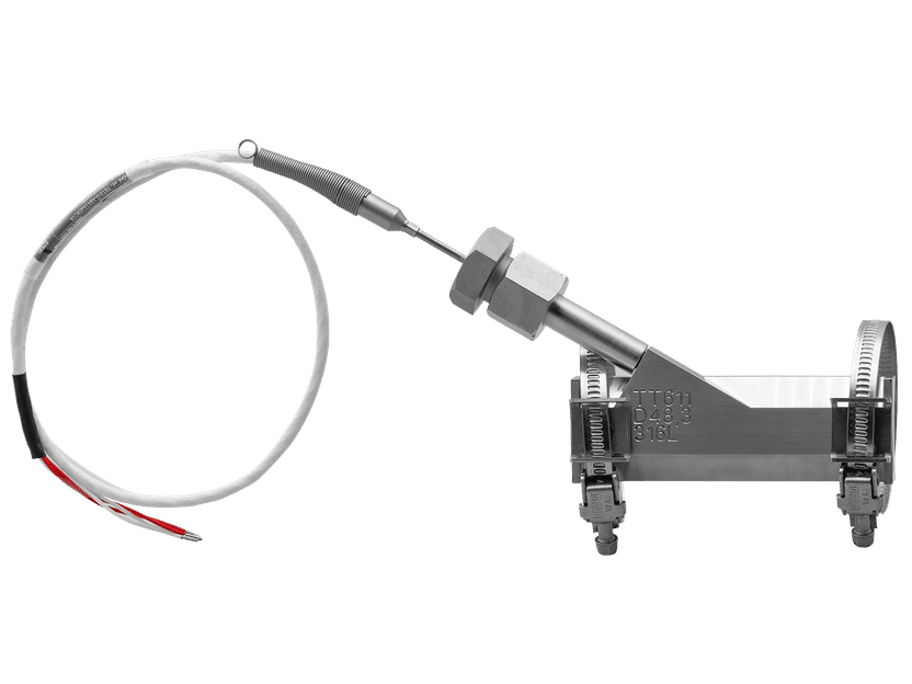 Ausführung mit Kabelfühler TST310, 20° Winkel, DN25, 1