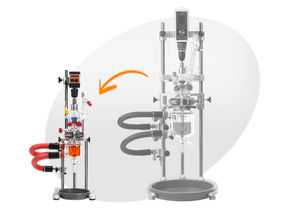 Reactor-Ready Mini comparison vs traditional benchtop Ja ...