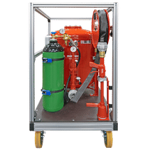 Mobile Rollcontainer-Löschanlage P 250 RC (250 kg ABC- ...