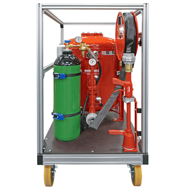 Mobile Rollcontainer-Löschanlage P 250 RC (250 kg ABC- ...