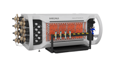 Cromatografia continua a pi&ugrave; colonne per un migliore utilizzo della resina