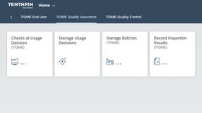 T/QME Fiori Navigation
