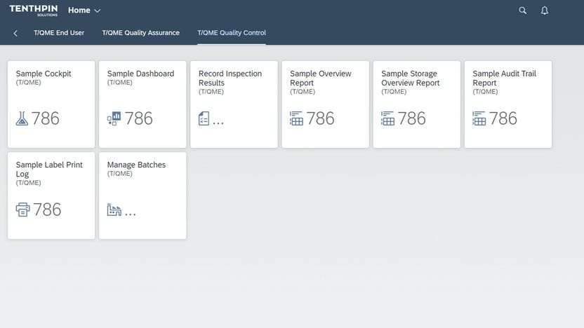 T/QME Fiori Navigation QC