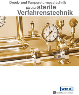 Druck- und Temperaturmesstechnik für die sterile Verfahrenstechnik