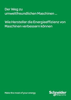 Energieeffizienz von Maschinen verbessern