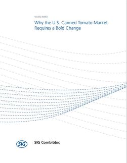 Warum sich der US-amerikanische Markt für haltbare Tomatenprodukte grundlegend ändern muss