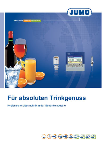 Für absoluten Trinkgenuss - Hygienische Messtechnik in der Getränkeindustrie